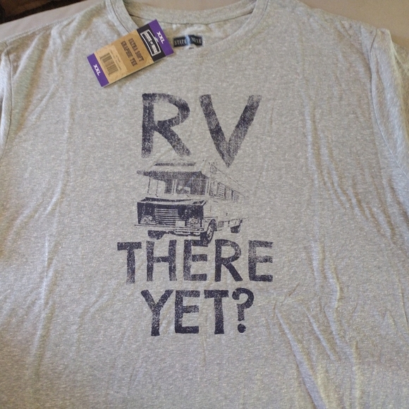 Men's Short sleeve graphic tee, grey, XXL - Picture 1 of 2